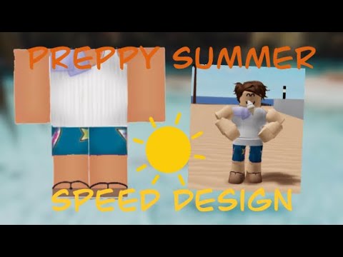 ROBLOX SPEED DESIGN | Preppy Summer - YouTube