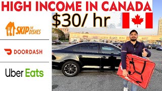 30$ per hour in food and grocery delivery |Skip Delivery, Uber eats| High pay part time job canada screenshot 5