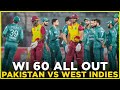 West Indies All Out on 60 Runs | Pakistan vs West Indies | 1st T20I Highlights | PCB | MA2L