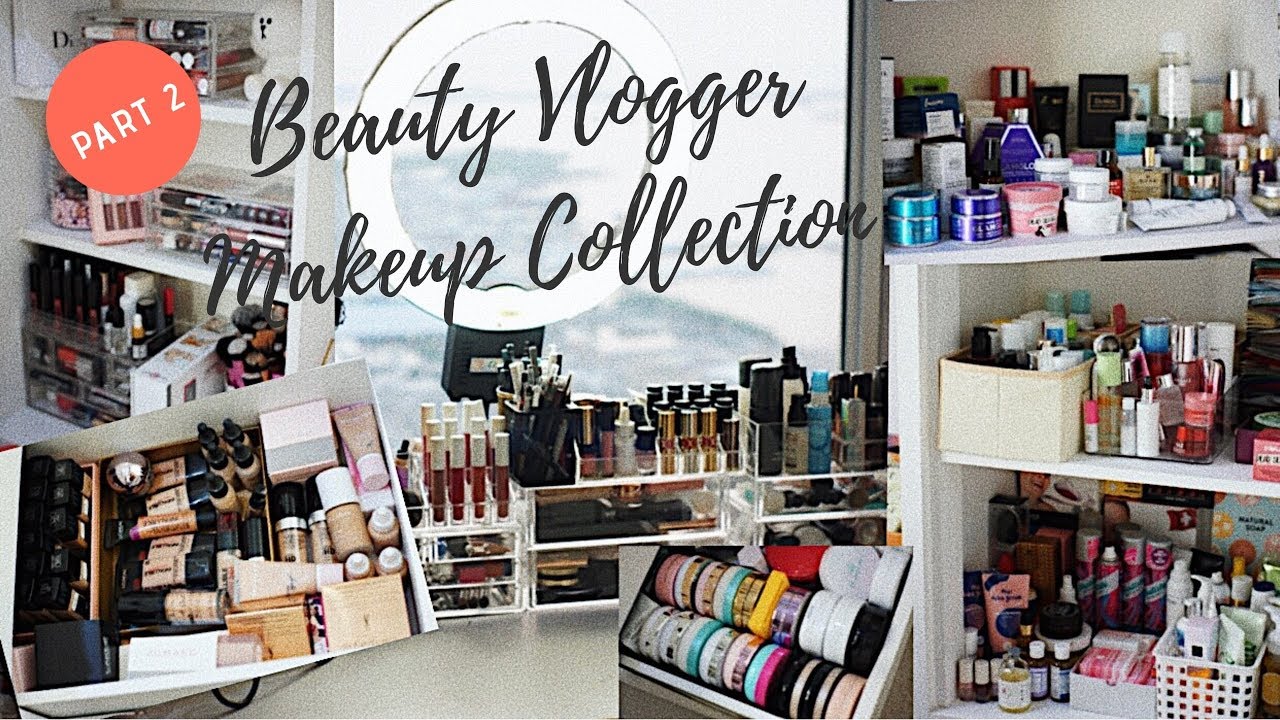 KOLEKSI MAKEUP BEAUTY VLOGGER Makeup Collection Room Tour Part 2