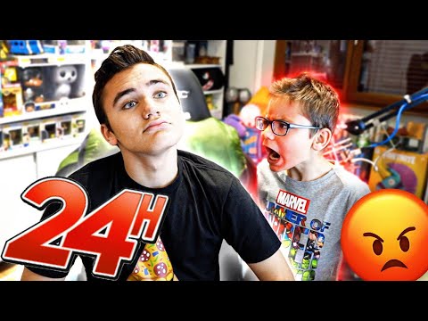 J'IGNORE MON PETIT FRÈRE PENDANT 24H ! IL S'ÉNERVE...  (PRANK)