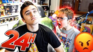 J'IGNORE MON PETIT FRÈRE PENDANT 24H ! IL S'ÉNERVE... (PRANK)