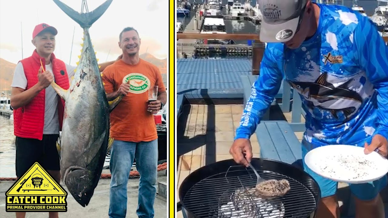 Yellowfin Tuna, Best BBQ Braai! [CATCH CLEAN COOK] Cape Town, South