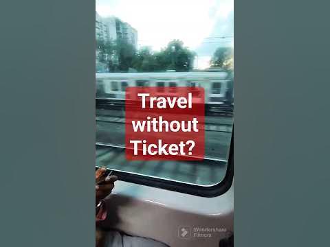 without ticket train travel