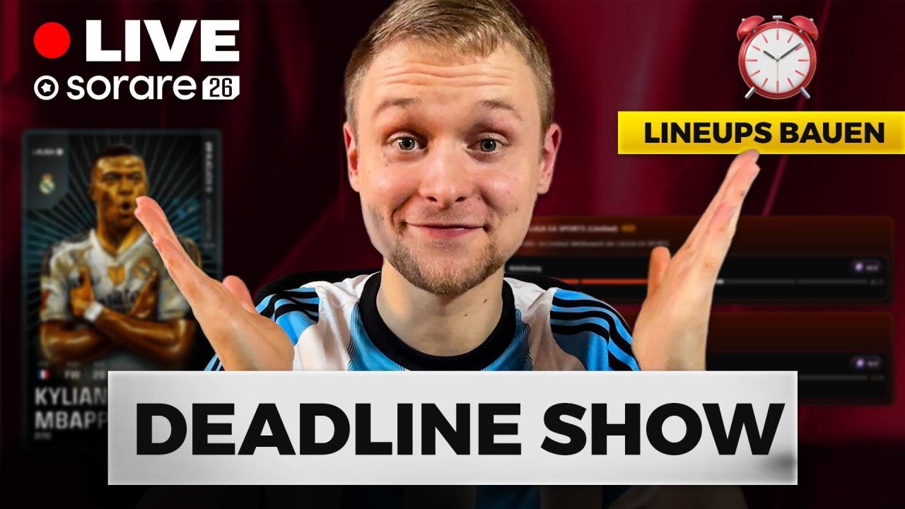 LIVE: Teams BAUEN und BEWERTEN!👷‍♂️🔎 (Endlich wieder) SORARE DEADLINESHOW😍