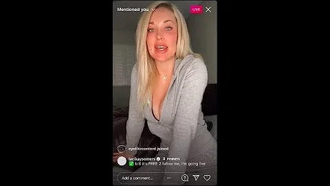 Laci Kay Somers Instagram Live March 30, 2021