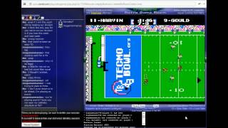 Tecmo Super Bowl 2015 (tecmobowl.org hack) - Tecmo Super Bowl 2015 Netplay Tournament Week 15: Davideo7 vs megamanmaniac - User video