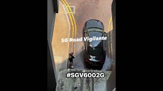 23aug2026  senja road #SGV6002G mercedes cla 180 using water hose from rubbish chute to wash car