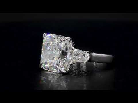 4 Carat Cushion Cut Diamond Ring | Timeless Elegance