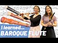 Ref:5cTQ-OhSiAs I tried baroque flute for the first time - and why i'm converted!