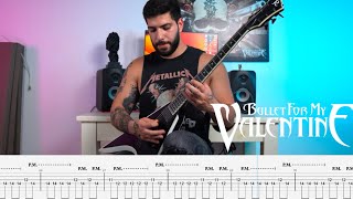 Bullet For My Valentine - &quot;Hit The Floor&quot; - Guitar Cover with On Screen Tabs(#11)