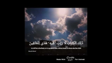حالات واتساب دينيه 💙/ اول ايآت من سورة البقره للشيخ ماهر المعيقلي ♥️/ مقاطع صغيره من القرآن الكريم .
