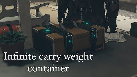 StarField infinite carry weight bug/glitch ￼