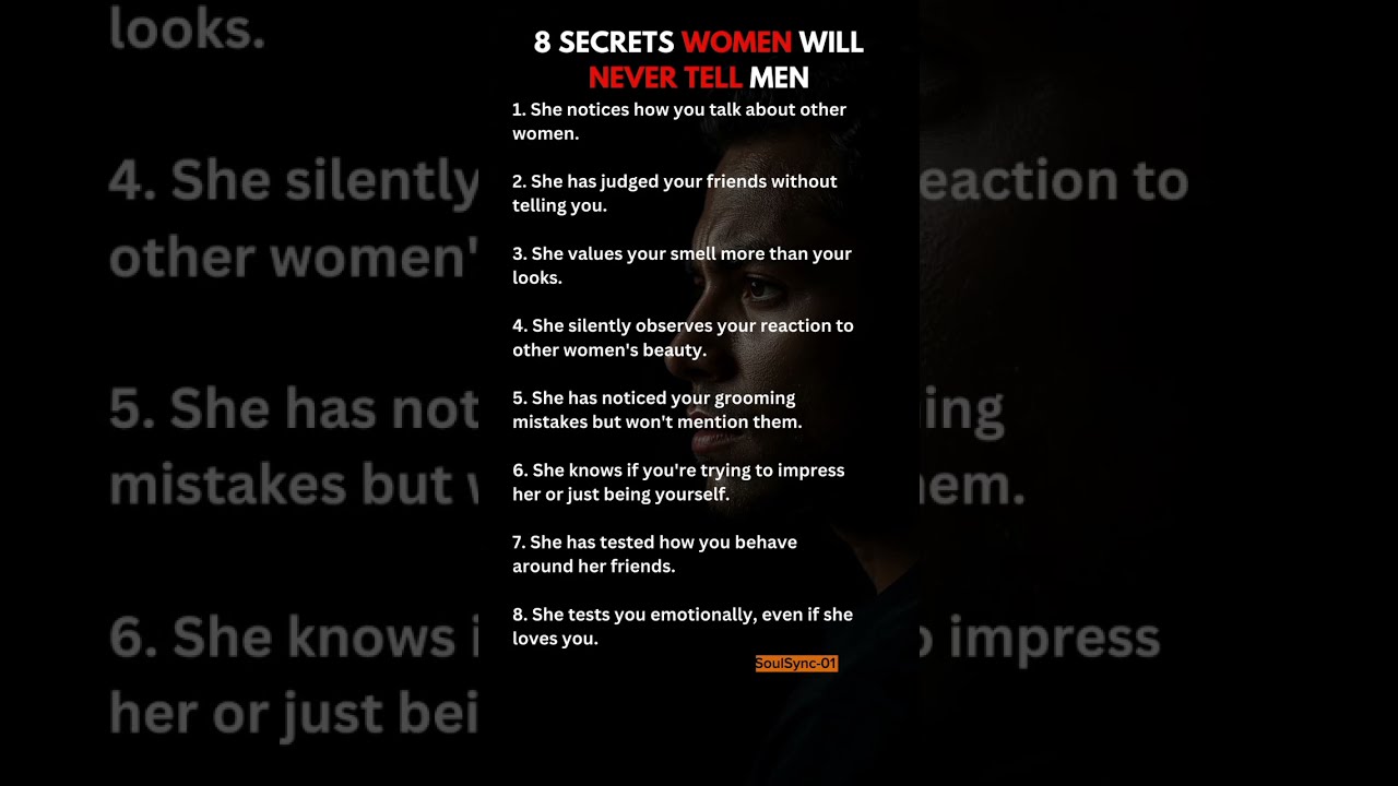 8 Secrets Women Will Never Tell Men