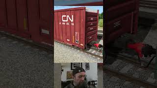 Kicking Cars #trainsimulator #train #gaming