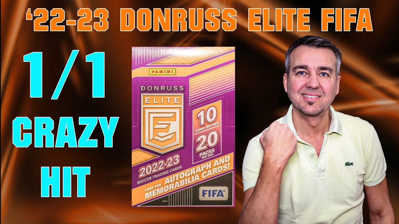 ⚽ WE HIT A 1/1. Opening a 22-23 DONRUSS ELITE FIFA Retail Box. 💲🔥