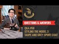 Q&A #58 Styling The Armoury Model 3 Taupe and Grey Sport Coat