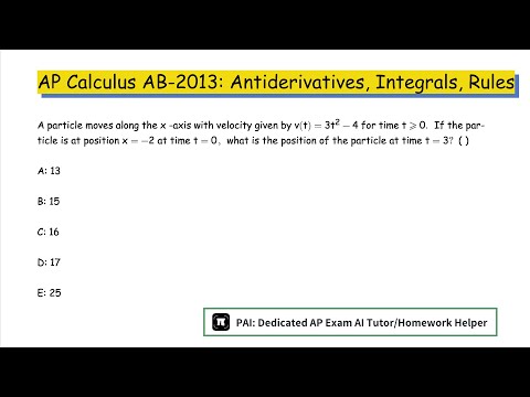 2013 AP Calculus