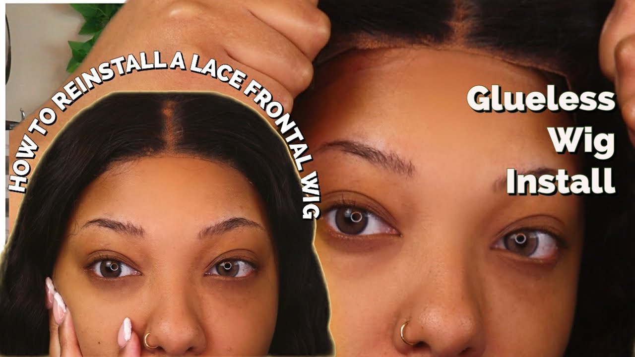 Glueless Wig Install | How To Reinstall A Lace Frontal Wig - YouTube