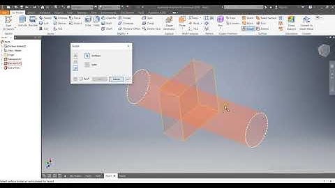 Hướng dẫn lệnh sculpt, extend trong thanh lệnh surface 2d sketch Inventor.