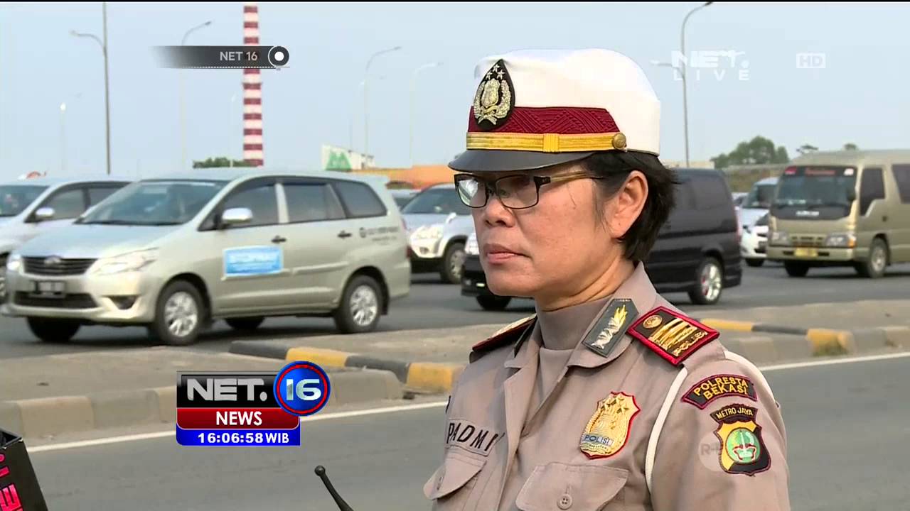 Live Report Kemacetan di Ruas Tol Cikarang - NET16 - YouTube