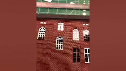 Putting in small window panes with Canopy Glue