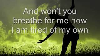 Video thumbnail of "Breathe - James Blunt (lyrics)"