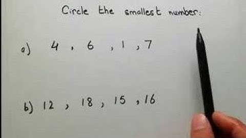 Circle the smallest number | kids maths | kids online math class | Saksham study point / CBSE kids