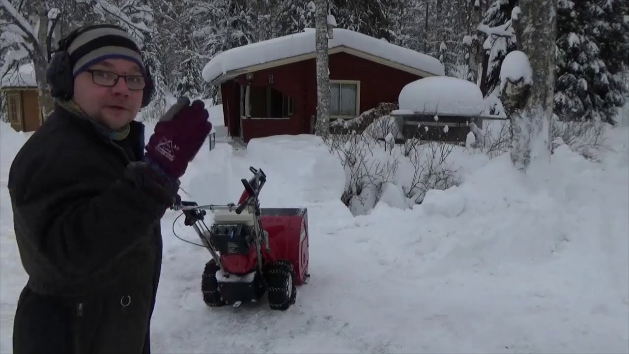 Lingotaan Hondalla |Honda hs50 snow blower|