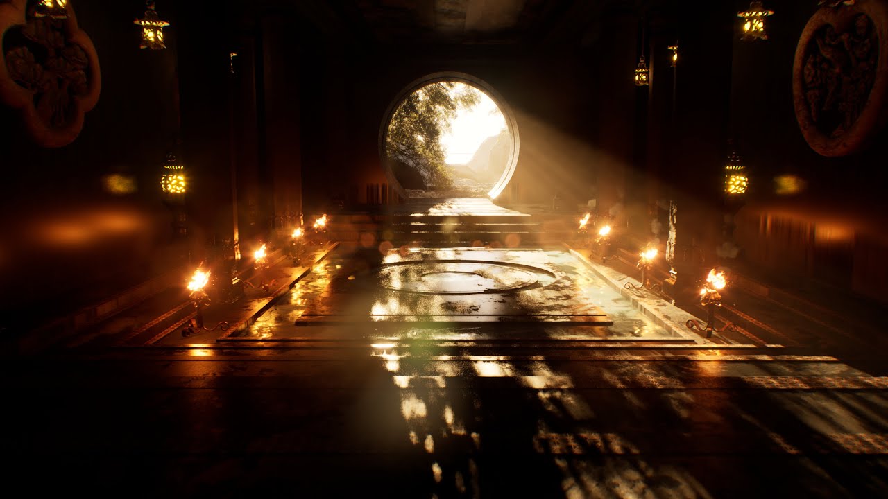 Chamber of Light Nanite, Lumen, and Chaos destruction for VR in Unreal