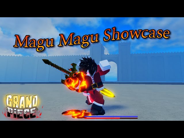 Magu Magu No Mi AKA Magma Showcase In Grand Piece Online