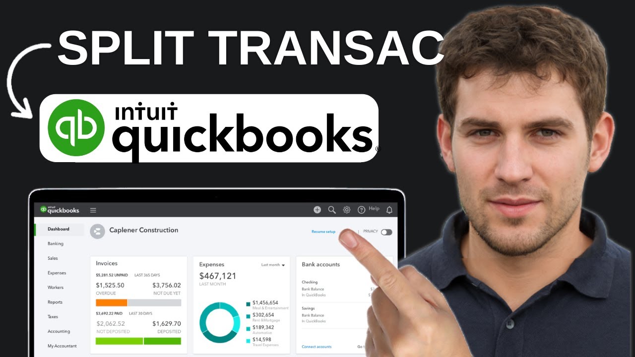 How to Split Transactions in QuickBooks Online Full 2025 Guide - YouTube