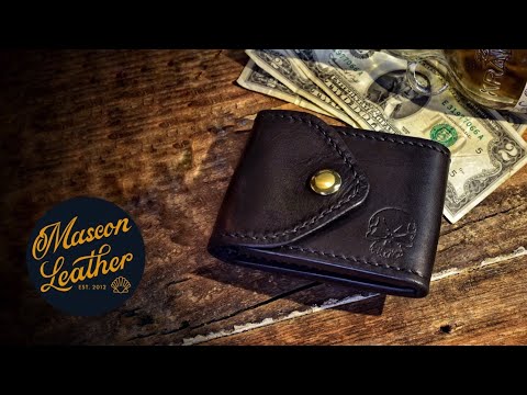 Making A Leather Wallet! - The Hinton