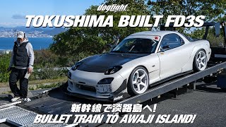 Shinkansen To Kobe! Tokushima Built FD3S Photoshoot on Awaji Island