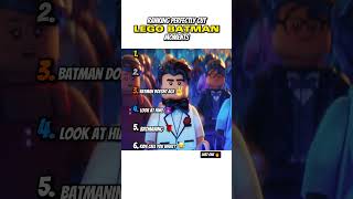 Ranking Best Lego Batman Moments😭