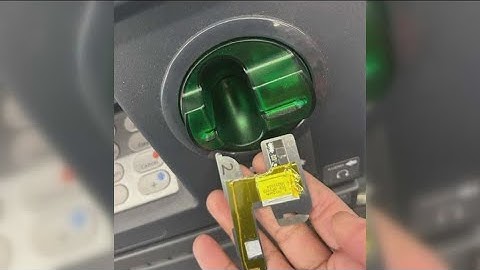 Man says his card was stuck in card skimmer at CVS