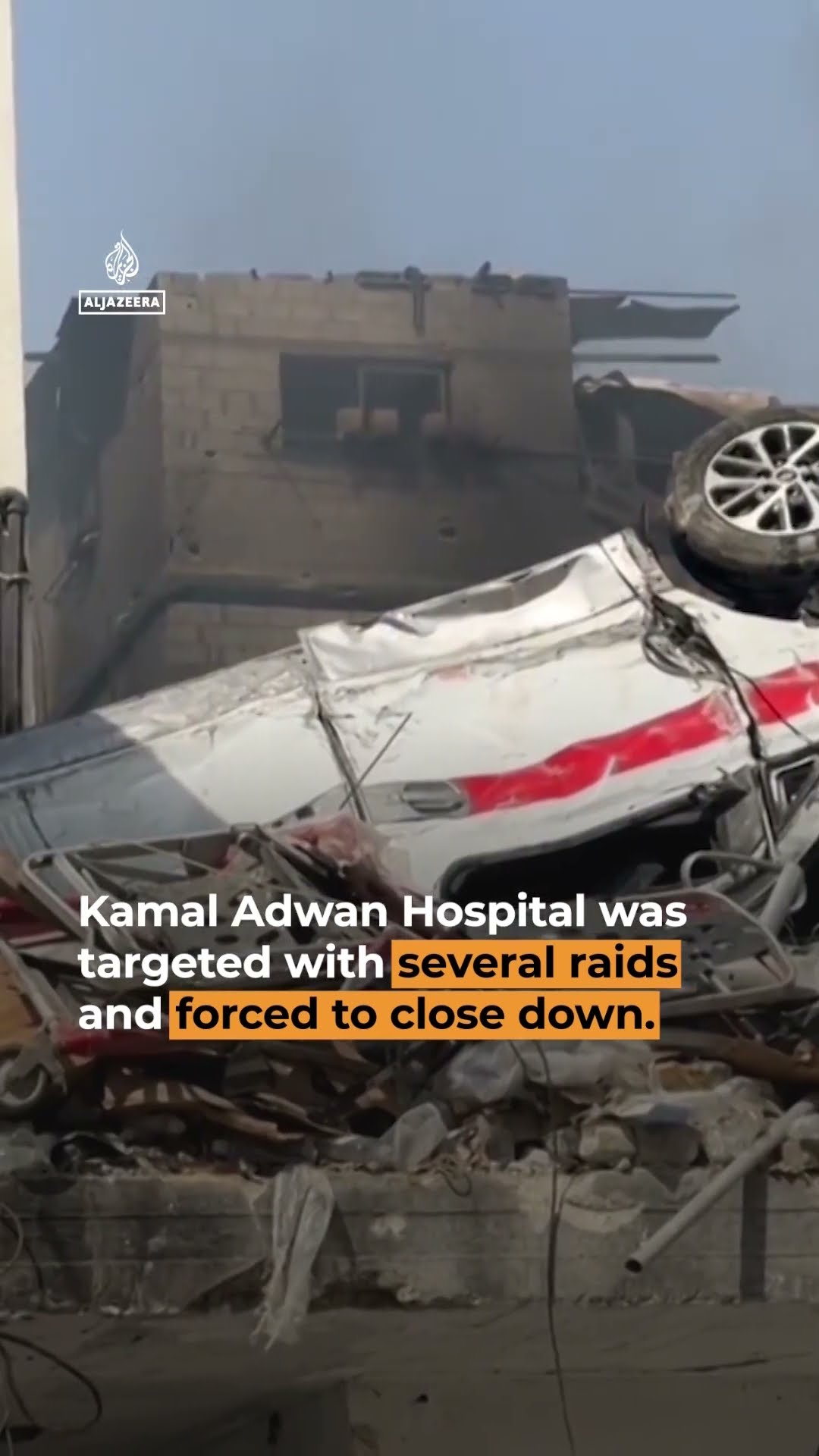 100 days of siege in north Gaza | AJ #shorts