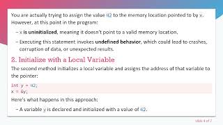 Understanding the Right Way to Initialize an int Pointer in C