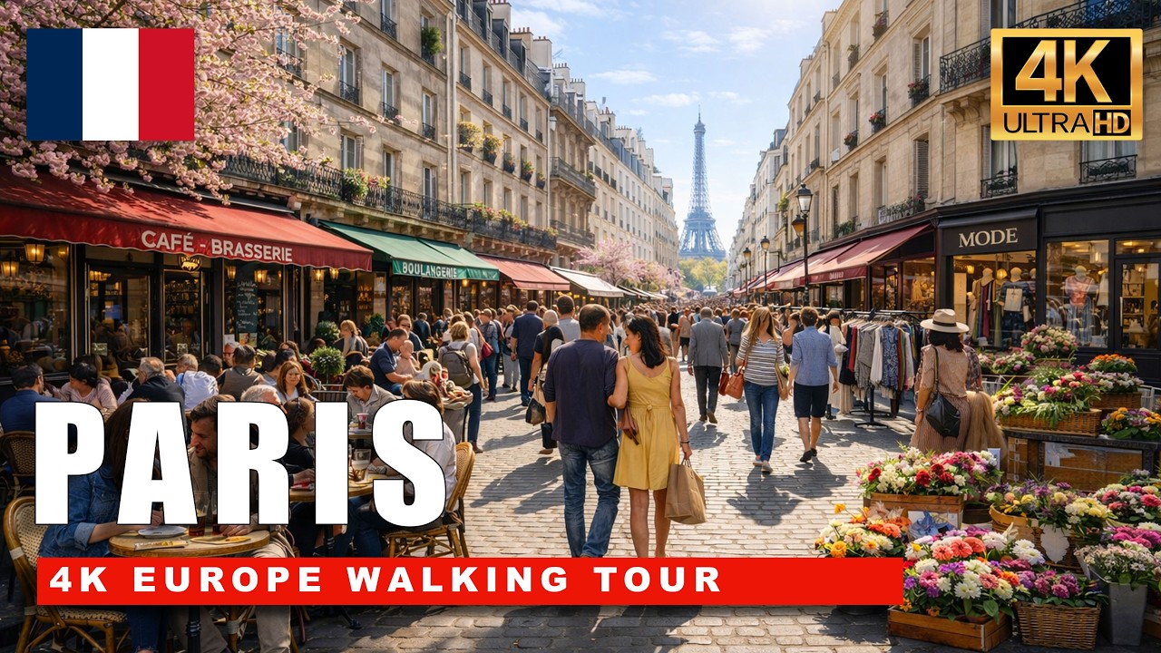 Paris, France | 2nd arrondissement | Walking Tour 4K