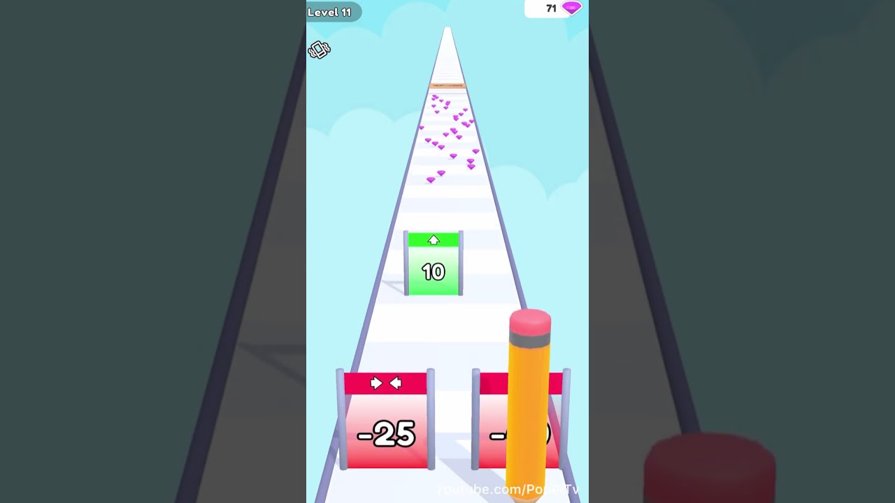 Long Pencil Run - All Levels Gameplay Pop Pi (Part 3)