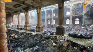 南アフリカの森林火災　ケープタウン大学の図書館が全焼