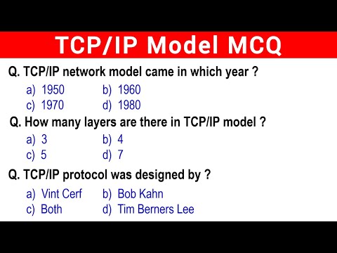 TCP/IP Important Questions | Computer Networking MCQ