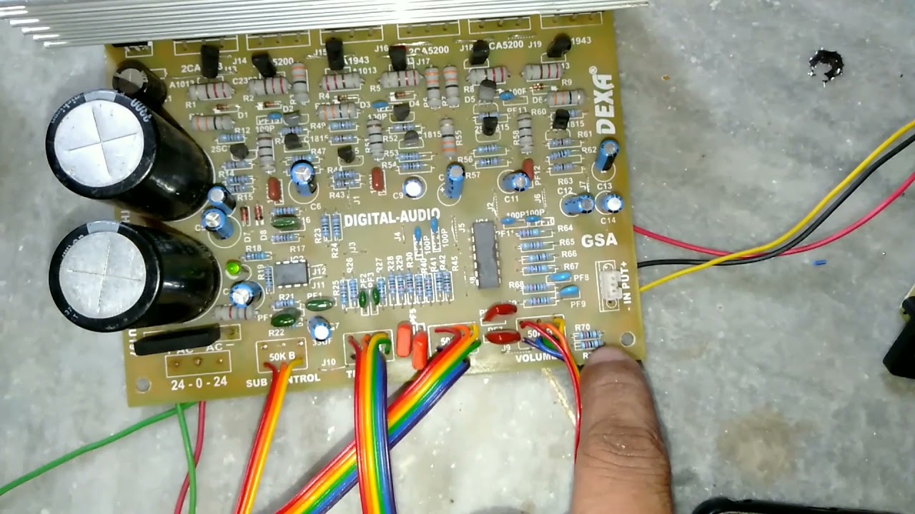 DEXA 2.1 amplifier circuit board improve sound quality - YouTube