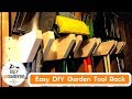 Easy diy garden tools rack