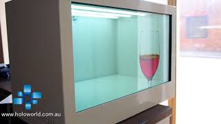 Wine on HOLOWORLD Transparent Showcase