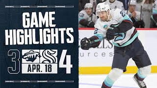 Information Seattle Kraken at Minnesota Wild | 04/18 Game Highlights News
