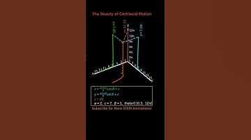 Mathematical Beauty: Cochleoid Curve in 3D | Animated Visualization