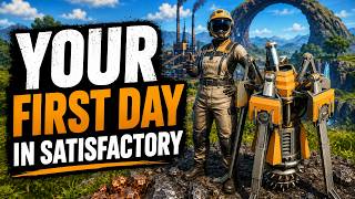 Satisfactory Tutorial - Portable Miners and Chain Saws Plus your first production line.