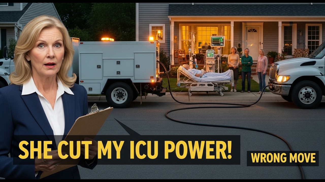 HOA Karen Cut Power to My ICU Room — Then a Generator Convoy Lit Up Her Entire Block