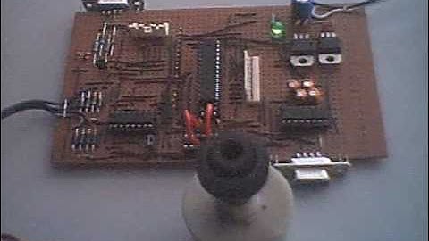 ATMEGA8 CONTROLS DC MOTOR